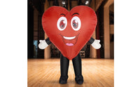Inflatable Costume Lightweight Heart Costume Inflatable Suit for Stage Performances