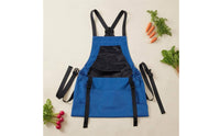 Shoulder Straps Gardening Picking Bag Front Pouch Harvest Apron Bag Buckle Opening Garden Harvest Apron Two-Tone for Unwanted Plants Pulling