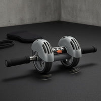 200 Kg Load Automatic Rebound Ab Wheel Foam Grip Rebound Ab Wheel 46 Cm Size Stable Design