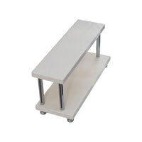Two-Tier Storage Rack Open Tabletop Storage Rack Countertop Shelf Organizer for Kitchen Counter