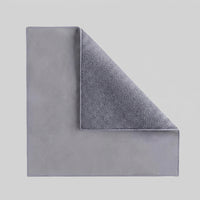 Microfibre Cloth and Microfibre Towel, Suede Car Cleaning Cloths for Paint and Glass, 450g Microfibre Towel with High Absorbency, Grey, 1pc
