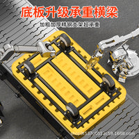 添德利手推车拉货平板车快递静音轮小拖车重型轮搬运车重型搬运