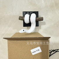 Resin Python Snake Hanging Ornament for Home and Garden Decor