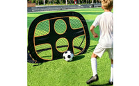 6-Hole Soccer Net Detachable Quick Setup Football Goal for Backyard