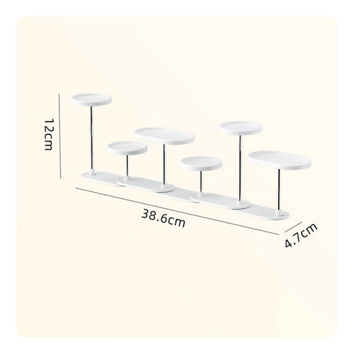 Multi-Tier Figurine Stand Adjustable Spacing Desktop Figure Organizer