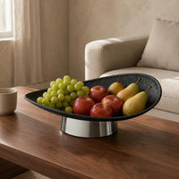 foliageShaped Fruit Tray Raised Rim Serveware ABS