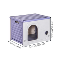 Waterproof insulated cat house