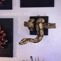 Resin Python Snake Hanging Ornament for Home and Garden Decor