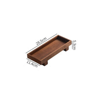 Walnut Wood Tray with Chinese Style for Home Decoration and Storage