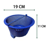 Perforated Skimmer Basket with Horizontal Bar Plastic Replacement Skimmer Basket Insert-and-Fit Ventilated