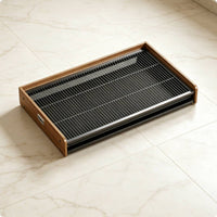 Dog Toilet Tray Wood Frame Indoor Dog Toilet Easy to Puppy Training holder Animal Pet Waste Tray for Medium Dogs