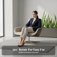 Italian aesthetic Upholstered rotating Armchair Minimalist Design Oversized rotating Barrel Chair Deep Seat Indoor Seating Wraparound backrest for Business Owners, Interior Designers, Reception Area, Office, Living Room, Bedroom