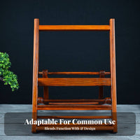 Carved perusing Easel Decorative foldable Book Rest Adjustable Angle for Altar
