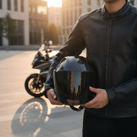 Carbon Fiber Look 3/4 | DOT Approved with, for Daily Commuting