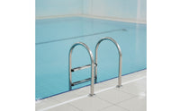 Stainless Steel Pool Ladder Non-Slip Pool Ladder with Handrails Screw-On