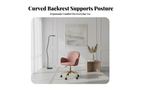 Upholstered revolving Chair Comfortable for Long Sitting Upholstered Rolling Chair