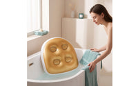 Bath Cushion with Suction Cups Non-Slip Inflatable Bath Cushion Padded for Adults, Bathtub, Hot Tub