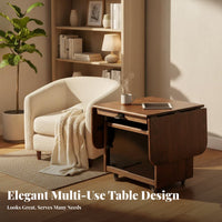Transformable elevatingTop Dining Table Multi-Functional for Families, Remote Workers