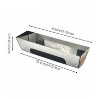 Mud Pan Rust Resistant Masonry Tray Heavy-Duty for Contractors