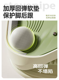 Adjustable Leg Stretch Board with Smart Timer, Anti-Slip and Thick Cushion