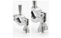 Fishing Rod Bracket with tube Clamp Stainless Steel Fishing Rod Holder with Tube Fastener Easy to Install Hardware for Anglers