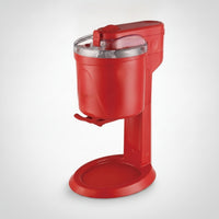 Homemade Countertop Ice Cream Maker Compact Automatic Ice Cream Maker Electric Appliance Space-Saving for Families