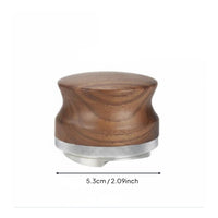 Coffee Machine Stand Solid Wood Espresso Tamper Organizer Portafilter Holder Distributor Station Durable Design Suitable for Home Coffee Bar Cafe Setup Office Brewing Gift Giving