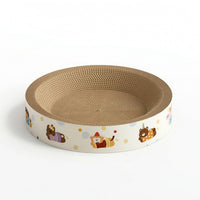 Cat Scratcher Bed Recyclable Scratcher Bowl Safe for Living Room, Cats, Kittens