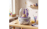 USB-Powered Electric Pottery Wheel with Dome Tabletop Pottery Wheel with Sculpting Tools Hands-on Art Kit DIY for Beginners