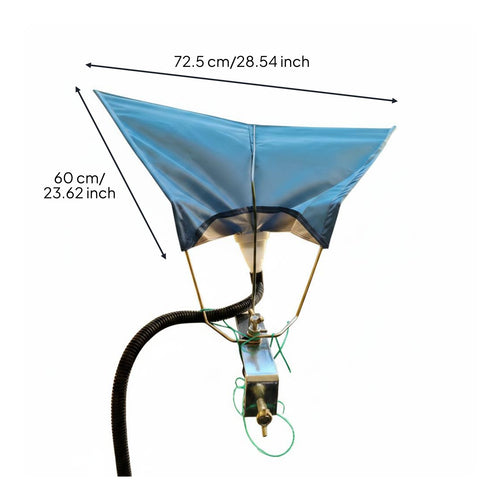 Balcony Rainwater Collector Plant Friendly Rain Collect Tarp Intended for Patio