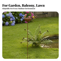 Stake Bird Bath Round Bowl Iron Bird Bath Tall