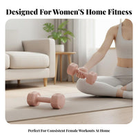 2 Pieces space-saving Design Hexagonal Dumbbell Floor surface-protective Hex Dumbbell Non-Slip grip Fitness gear long-lasting Construction for Children, Beginners, Adults, Home Gym, strength Training