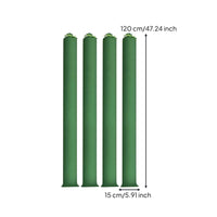 4 Pieces Heavy-Duty Canvas Sandbag with Drawstring Strong Flood Protection Sandbag Tube Empty Flood Barrier Bag Abrasion-Resistant for Homeowners