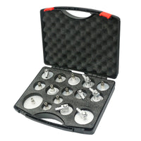 15-Piece Brake Fluid Exchange Adapter Set
