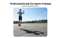 Standing Long Jump Mat Non-Slip Jump Measurement Mat Shock Absorbing Athletic Gear for Students, Athletes, Outdoor, Home, Gym
