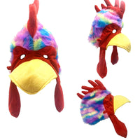 Turkey Child Costume Hat for Halloween Thanksgiving - Plush Rooster Hat