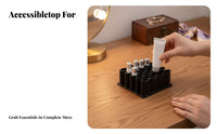 Silicone pattern Organizer Space-Saving Small Item Holder Non-Slip Base for vanity