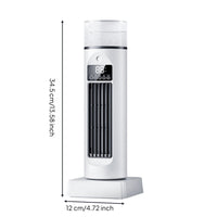 Desktop Bladeless Fan Misting Bladeless Desk Fan Multiple Speeds