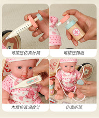 儿童仿真医疗车过家家玩具男女孩角色扮演手推车益智启蒙游戏教具