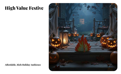 Artificial Fire Decoration Realistic Look Easy to Assemble Artificial Fire Centerpiece for Halloween,Fireplace