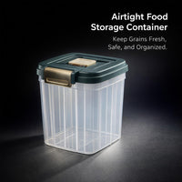 Airtight Food Storage Container, Storage Containers Includes Measuring Cup, Food Storage Containers  - Image 6