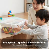 Compartment Storage Box Large Capacity Multi-Compartment Storage Case for children