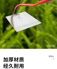 新款农用锄头种菜家用锄草加厚锰钢一体神器多功能挖除草松土工具