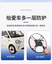 Snap-on Macaron Wheel Hub Cover for Electric Tricycles, Thickened, Universal Decorative Cover