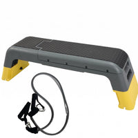 Aerobic Step Platform Molded Plastic Workout Stepper Compact Size