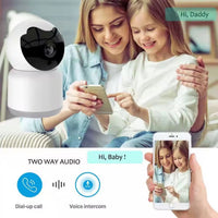 Tuya WiFi Smart Camera Indoor 360-Degree HD Monitor with APP Remote Voice Intercom