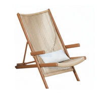 Adjustable Woven Lounger Multi-Position Reclining Folding Recliner for backrestyard