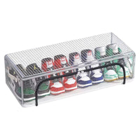Shoe Storage Organizer Transparent Space-Saving Dustproof Foldable Shoe Box for Boots Under Bed