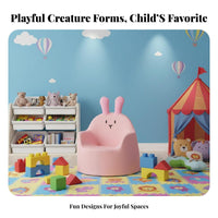 creatureShaped Floor Lounger Cute Cartoon Design children's Furniture for Infants
