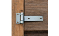 Heavy-Duty T-Hinge Pre-Drilled T-Strap Hinge Metal Tee Hinges Rust-Resistant for Trailers, Trucks, Utility Boxes, Cabinets